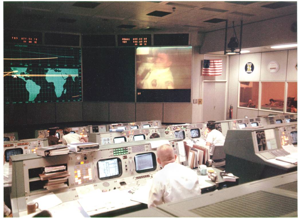 Apollo 13 mission control - NASA photo.